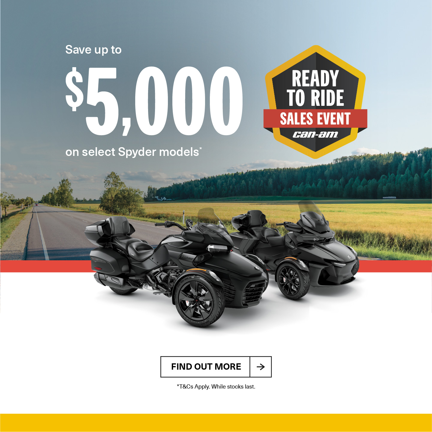 NZ Can-Am On-Road - Q3 Retail Program 2025 Spyder