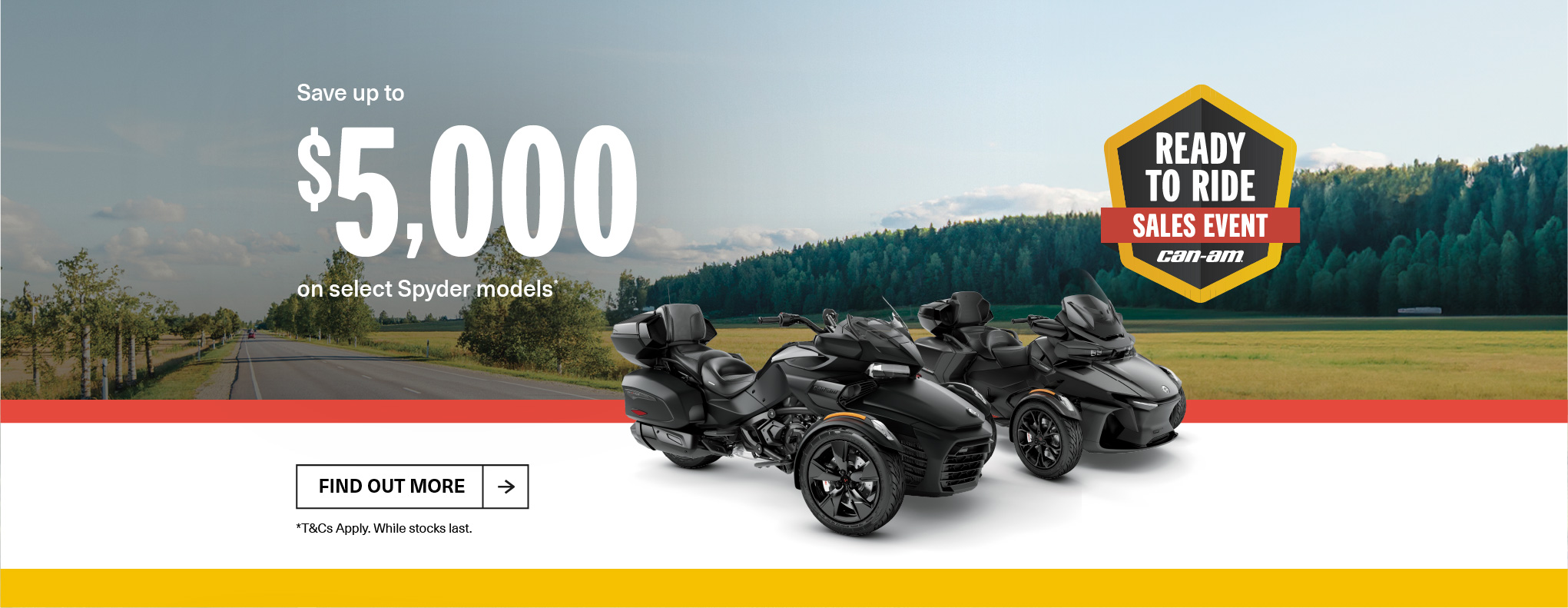 NZ Can-Am On-Road - Q3 Retail Program 2025 Spyder