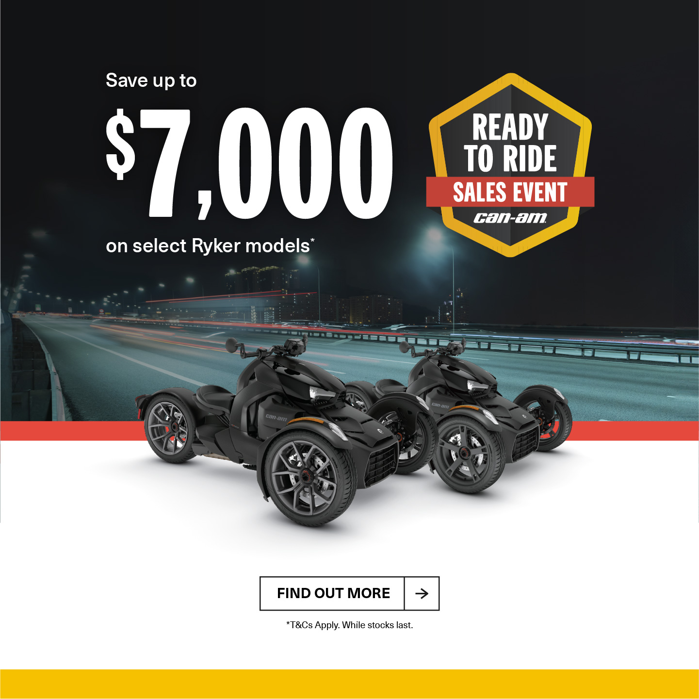 NZ Can-Am On-Road - Q3 Retail Program 2025 Ryker