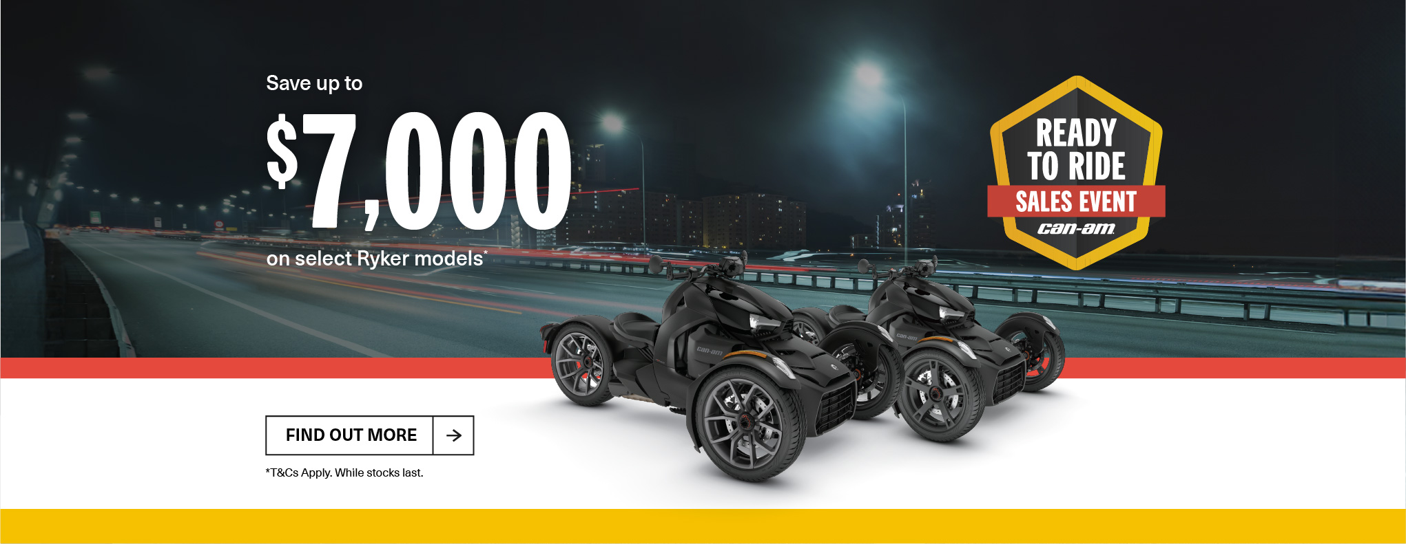 NZ Can-Am On-Road - Q3 Retail Program 2025 Ryker