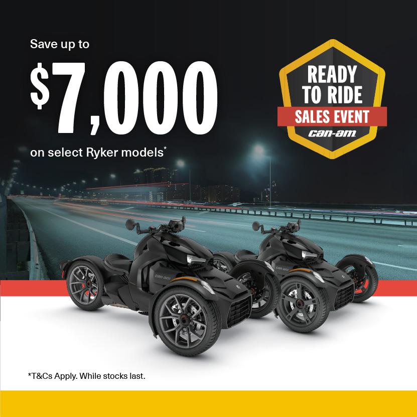 NZ Can-Am On-Road - Q3 Retail Program 2025 Ryker